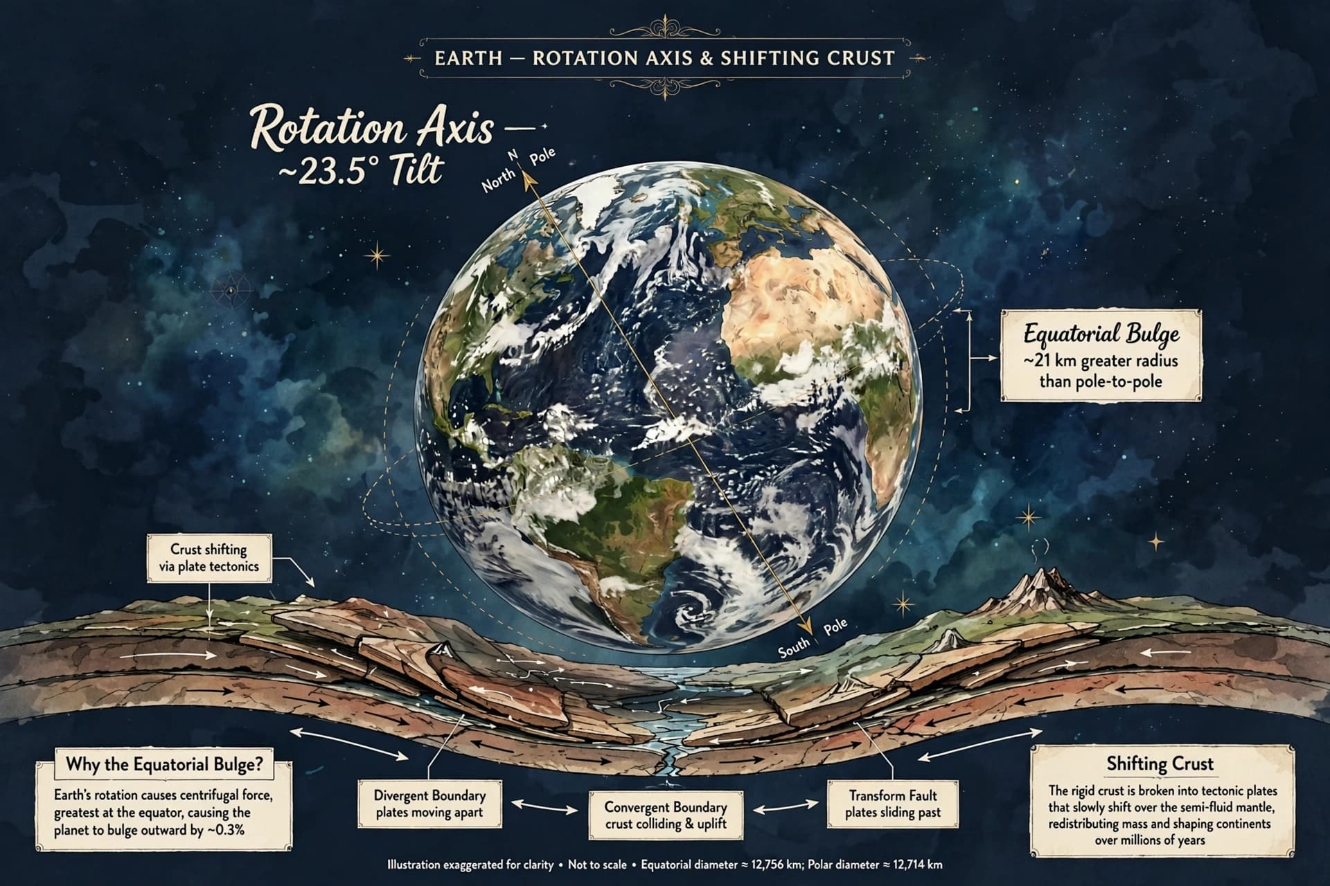 Between flooding and exposure, a planet’s rebalancing leaves its mark Between flooding and exposure, a planet’s rebalancing leaves its mark