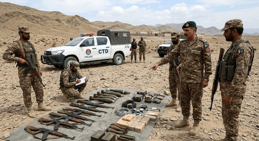 Major Counter-Terror Success: 8 Militants Killed, Massive Explosives Cache Seized in Balochistan Major Counter-Terror Success: 8 Militants Killed, Massive Explosives Cache Seized in Balochistan