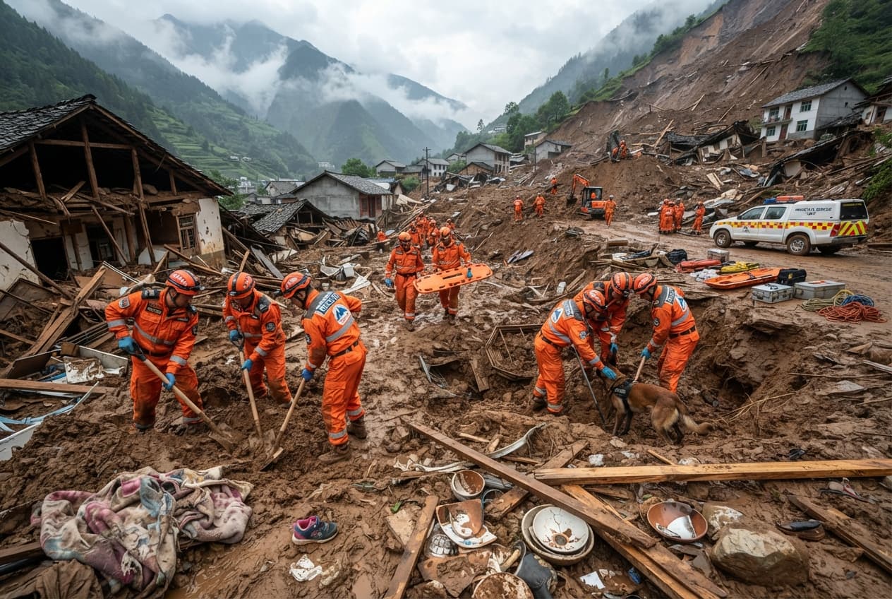 Indonesian Flash Flood: Raging Mountain Waters Sweep Through Village And Kill Three Residents Indonesian Flash Flood: Raging Mountain Waters Sweep Through Village And Kill Three Residents