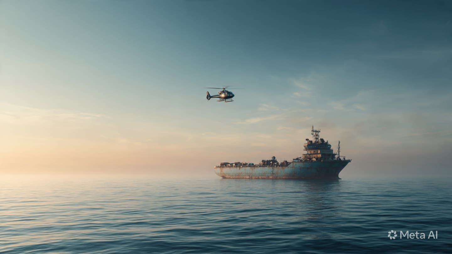 Above The Tyrrhenian Blue: Reflections On A Quiet Medical Evacuation At The Open Sea Above The Tyrrhenian Blue: Reflections On A Quiet Medical Evacuation At The Open Sea