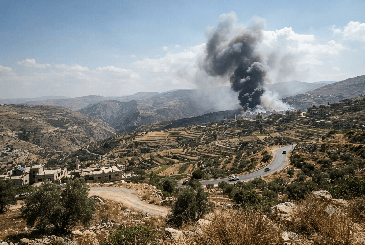 Southern Lebanon Conflict: Three Hezbollah Militants Killed In Israeli Airstrike Within Beit Yahoun Area Southern Lebanon Conflict: Three Hezbollah Militants Killed In Israeli Airstrike Within Beit Yahoun Area