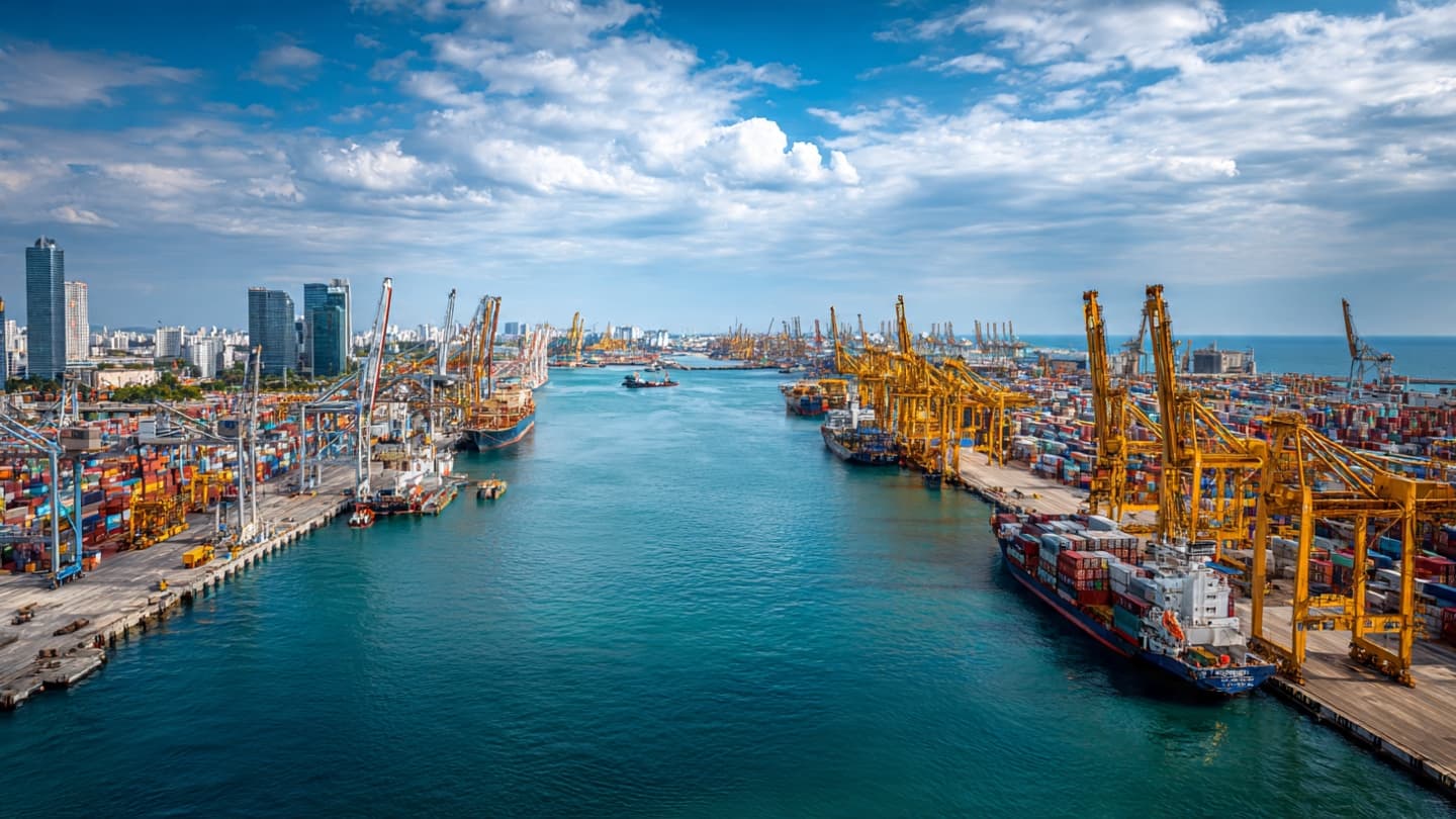 Where Commerce Crosses the Strait: Gentle Currents Reflect Growing Trust Between Indonesia and Singapore's Expanding Markets Together Where Commerce Crosses the Strait: Gentle Currents Reflect Growing Trust Between Indonesia and Singapore's Expanding Markets Together