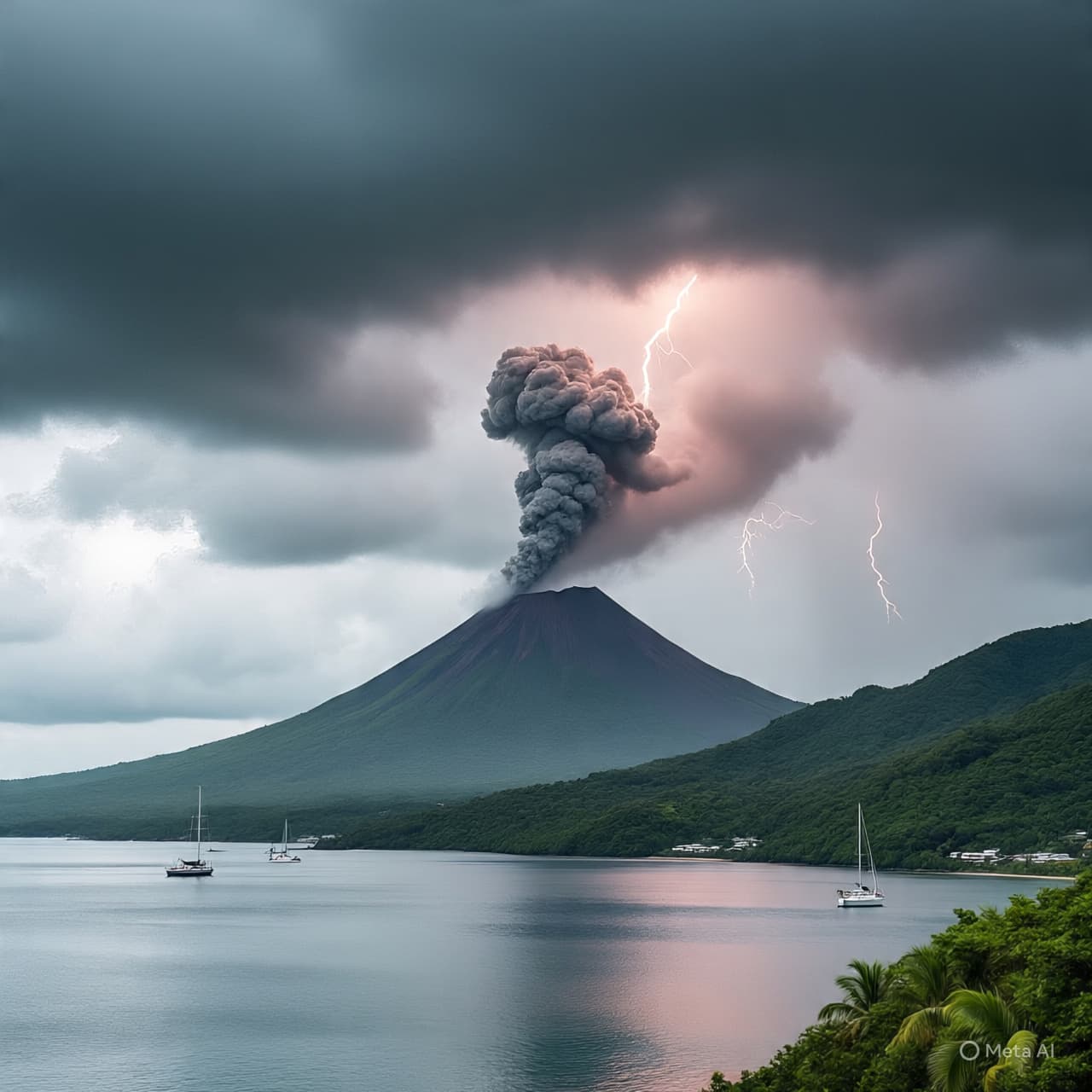 Between the Ash and the Tropical Blue, a Meditative Study of Papua New Guinea’s Peaks Between the Ash and the Tropical Blue, a Meditative Study of Papua New Guinea’s Peaks
