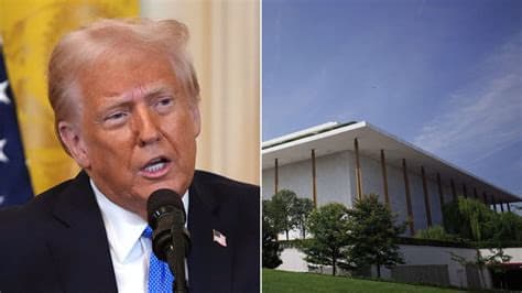 Former Kennedy Center Chair Buys Blue Sculpture Recently Torn Down by Trump, Report Says Former Kennedy Center Chair Buys Blue Sculpture Recently Torn Down by Trump, Report Says
