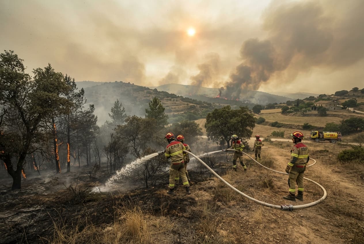 Rural Wildfire Traps Crew: One Forest Firefighter Killed Battling Out-of-Control Blaze in Avila Rural Wildfire Traps Crew: One Forest Firefighter Killed Battling Out-of-Control Blaze in Avila