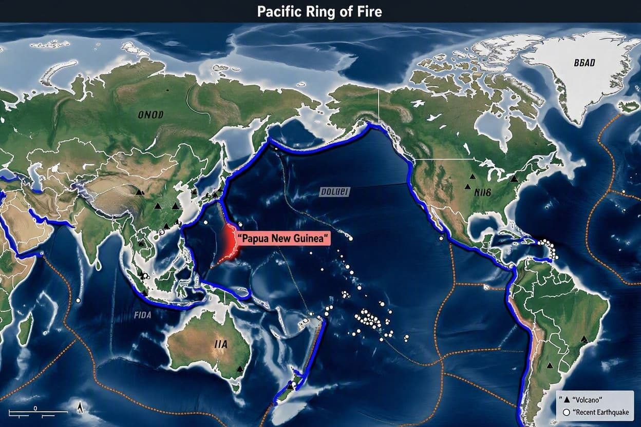 Magnitude 6.4 earthquake shakes Papua New Guinea Magnitude 6.4 earthquake shakes Papua New Guinea