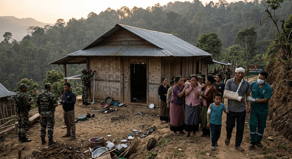 Tragedy in Manipur: Kuki Woman Killed, Husband and Son Injured in Armed Attack on Tamenglong Home Tragedy in Manipur: Kuki Woman Killed, Husband and Son Injured in Armed Attack on Tamenglong Home