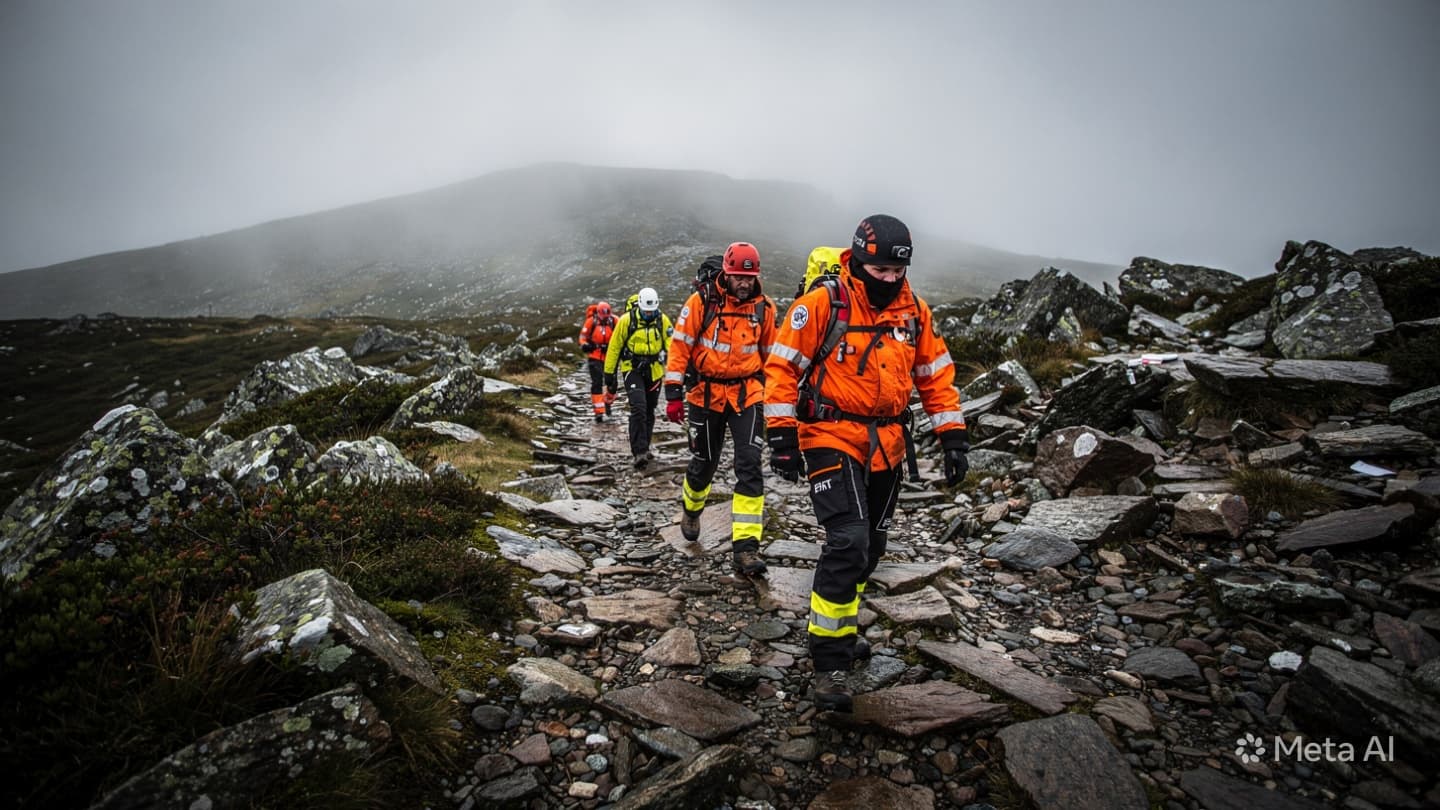 Twelve Bens Incident: Mountain Rescue Teams Battle Deteriorating Weather To Reach Stranded Hill Walkers Twelve Bens Incident: Mountain Rescue Teams Battle Deteriorating Weather To Reach Stranded Hill Walkers