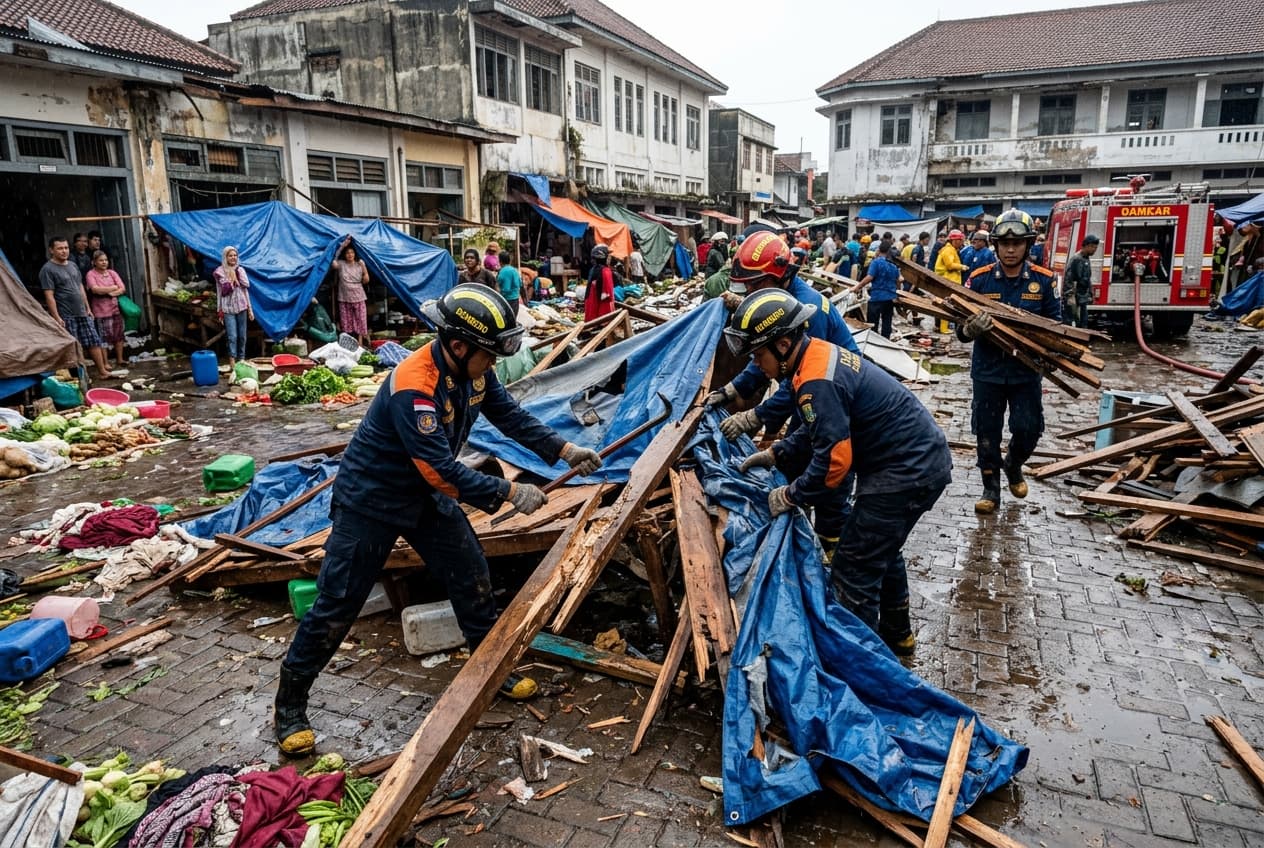 Rural Market Disaster: Severe Windstorm Collapses Vendor Tents in Chimaltenango, Leaving One Merchant Dead Rural Market Disaster: Severe Windstorm Collapses Vendor Tents in Chimaltenango, Leaving One Merchant Dead
