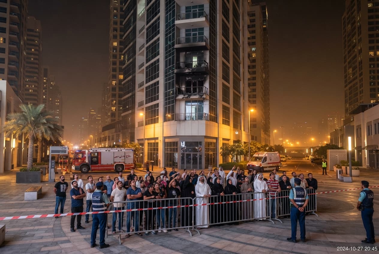 Marina High-Rise Incident: Dubai Apartment Fire Evacuation Leaves One Resident Dead Marina High-Rise Incident: Dubai Apartment Fire Evacuation Leaves One Resident Dead