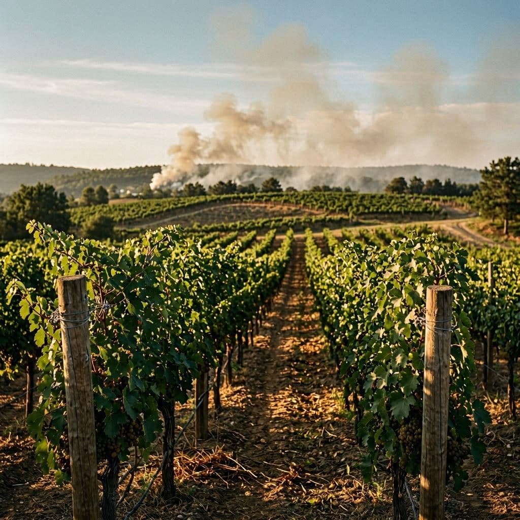 Smoke Over the Vines: Wildfires Threaten France’s Wine Heritage Smoke Over the Vines: Wildfires Threaten France’s Wine Heritage