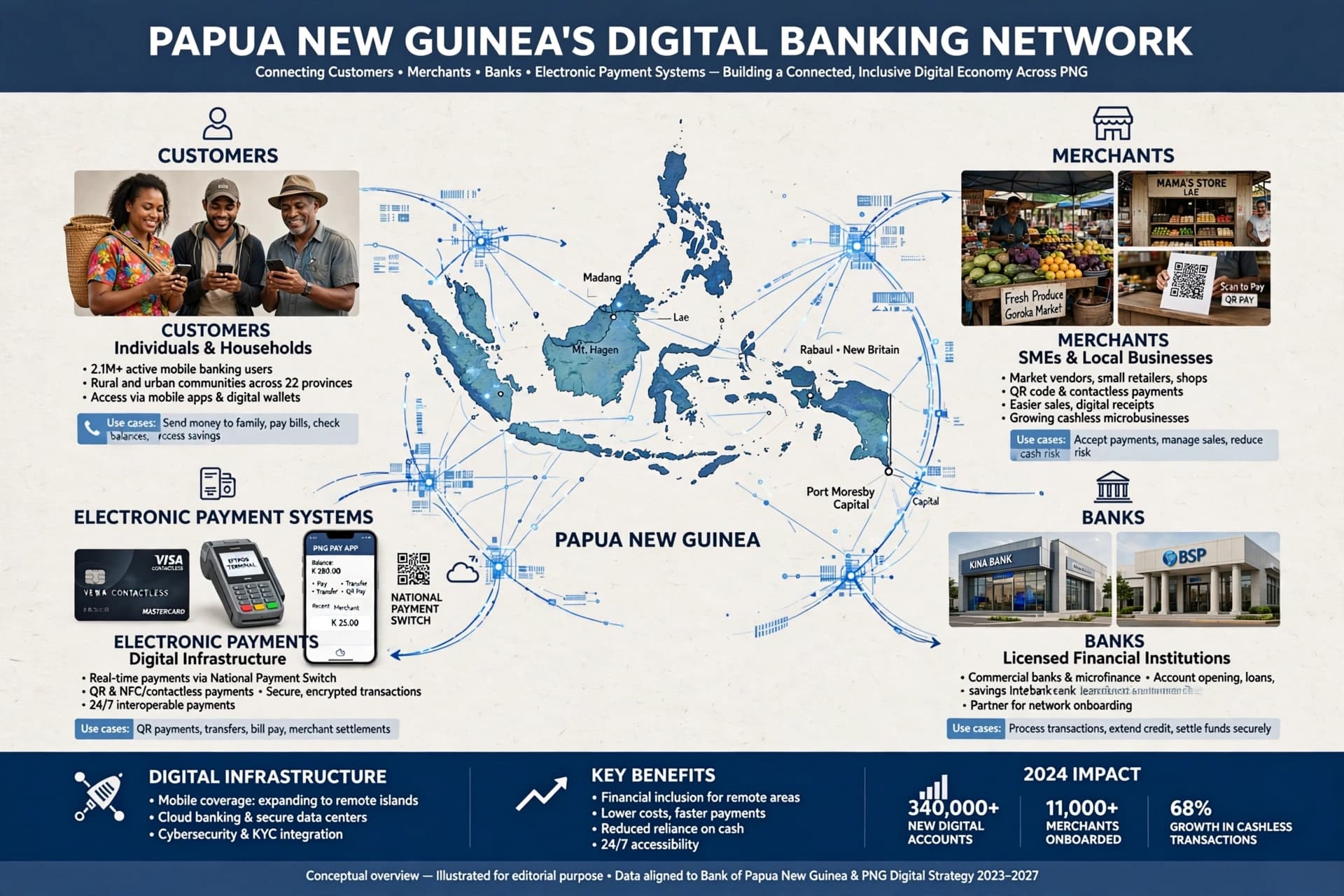 From Physical Wallets to Digital Networks: Papua New Guinea’s Banking System Moves Toward a More Connected Future From Physical Wallets to Digital Networks: Papua New Guinea’s Banking System Moves Toward a More Connected Future