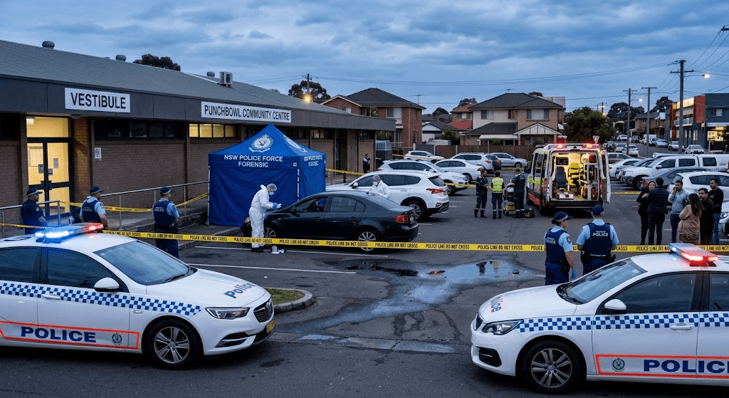 Fatal Shooting in Sydney’s Southwest: Man Shot Dead in Punchbowl Car Park Fatal Shooting in Sydney’s Southwest: Man Shot Dead in Punchbowl Car Park