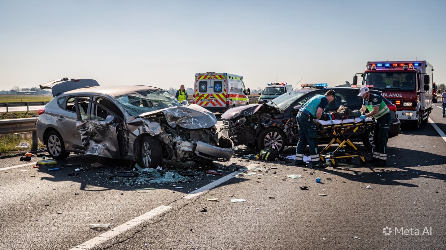 Ghana Highway Horror: Fifteen Dead In Head-on Vehicle Collision During High-Speed Transit This Afternoon Ghana Highway Horror: Fifteen Dead In Head-on Vehicle Collision During High-Speed Transit This Afternoon