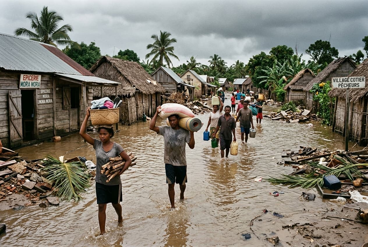 Coastal Storm Surge Floods Fishing Village in Madagascar, Killing Three, Washing Away Boats, Homes, Nets Coastal Storm Surge Floods Fishing Village in Madagascar, Killing Three, Washing Away Boats, Homes, Nets
