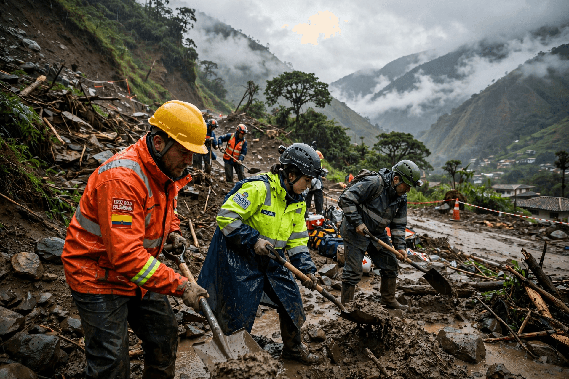 Mining Camp Tragedy in Colombia: Eight People Buried by Landslide in Antioquia Region Today Mining Camp Tragedy in Colombia: Eight People Buried by Landslide in Antioquia Region Today