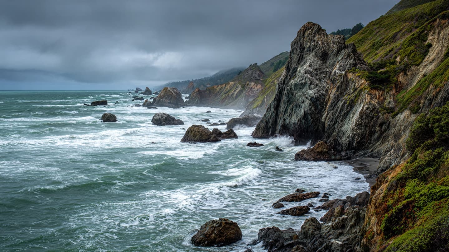 Along California's Shores, The Ocean Offers Beauty And Warning Along California's Shores, The Ocean Offers Beauty And Warning