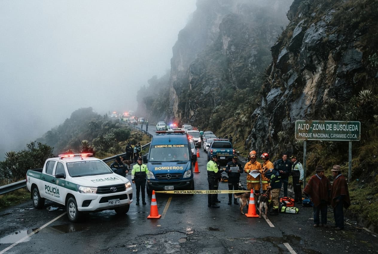 Ecuador Mountain Tragedy: Passenger Coach Derails and Rolls Down Steep Embankment, Several Dead Ecuador Mountain Tragedy: Passenger Coach Derails and Rolls Down Steep Embankment, Several Dead