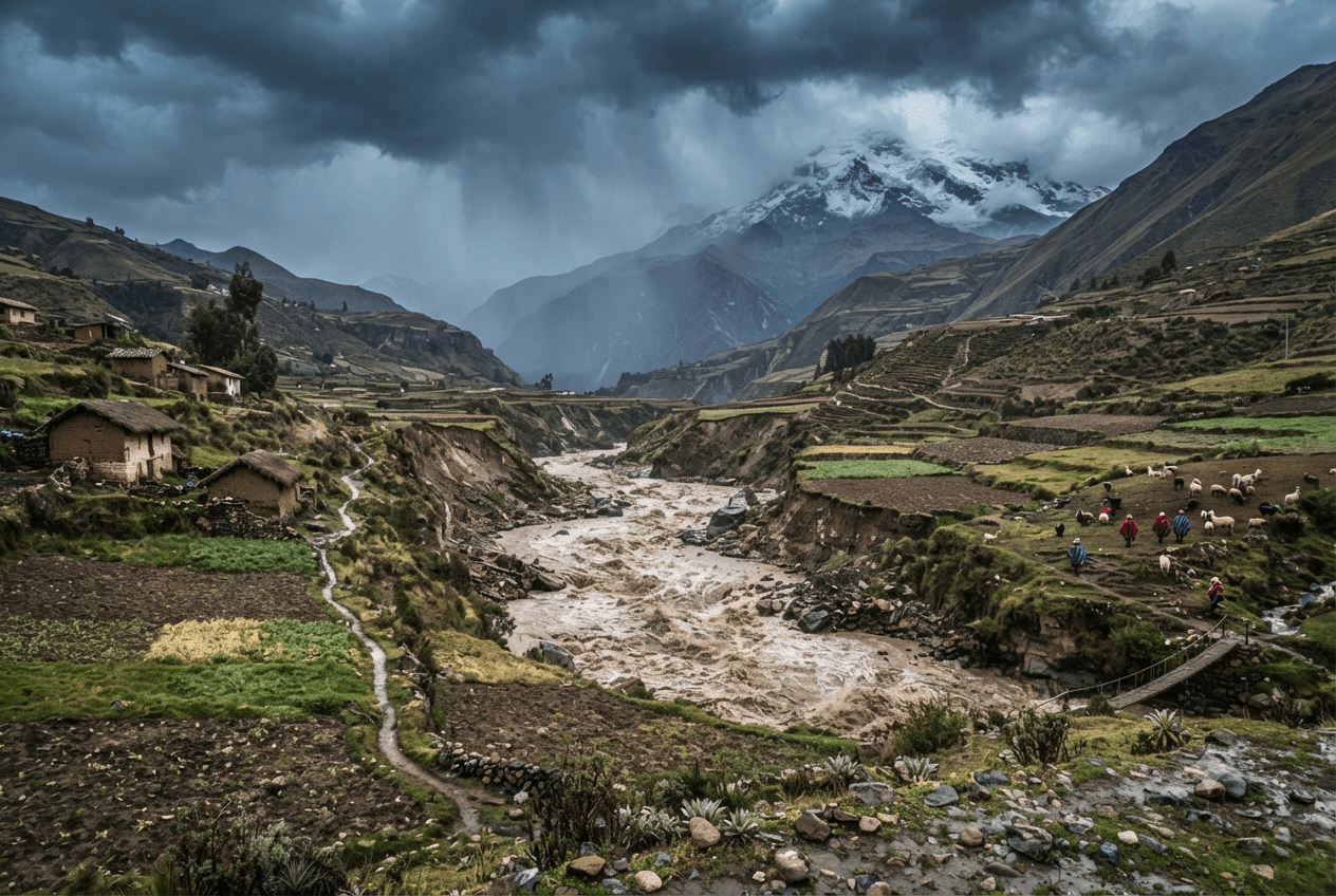 Chimborazo Flash Flood Tragedy: Raging Mountain Waters Sweep Away Farmworkers Leaving One Dead Chimborazo Flash Flood Tragedy: Raging Mountain Waters Sweep Away Farmworkers Leaving One Dead
