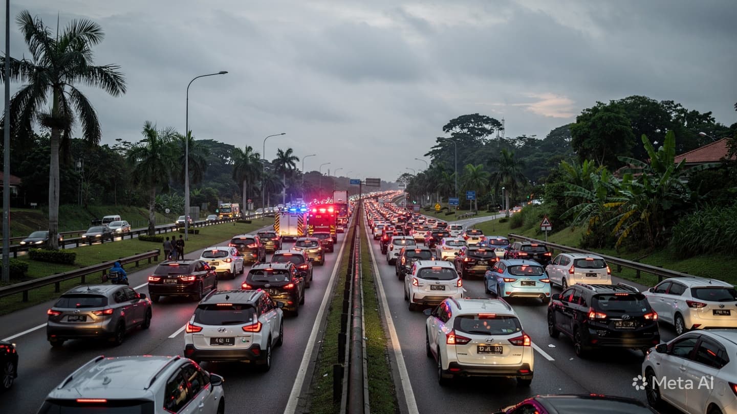 Fatal Collision in Sabah: Motorcyclist Killed Before Vehicle Set Ablaze on Jalan Papar-Kota Kinabalu Fatal Collision in Sabah: Motorcyclist Killed Before Vehicle Set Ablaze on Jalan Papar-Kota Kinabalu