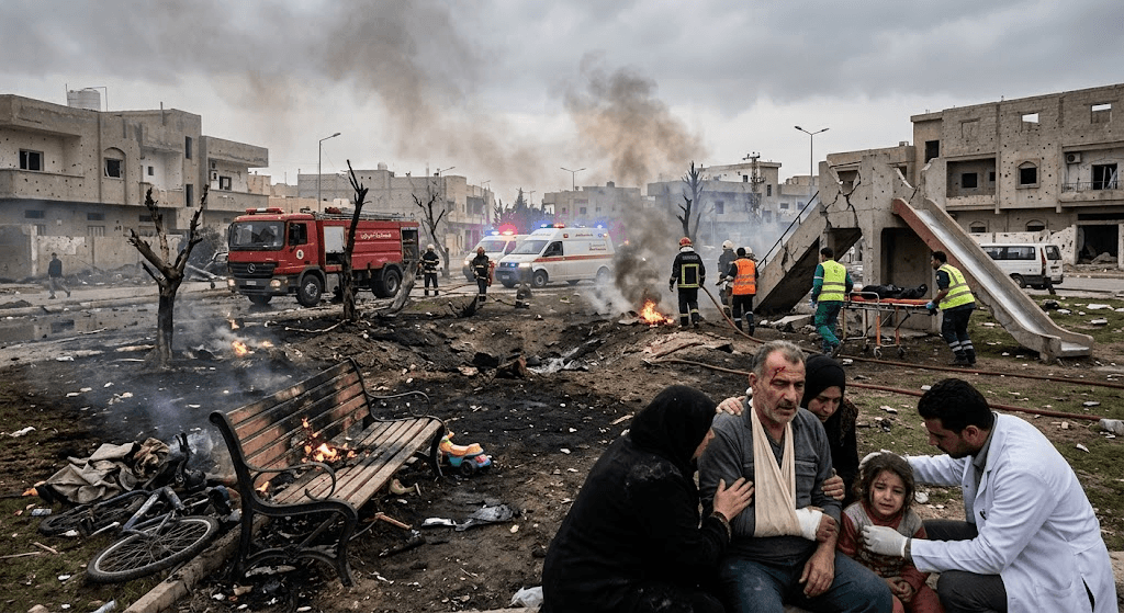 Horror in Kharkiv: Devastating Russian Drone Strike on Public Park Claims 6 Lives Horror in Kharkiv: Devastating Russian Drone Strike on Public Park Claims 6 Lives