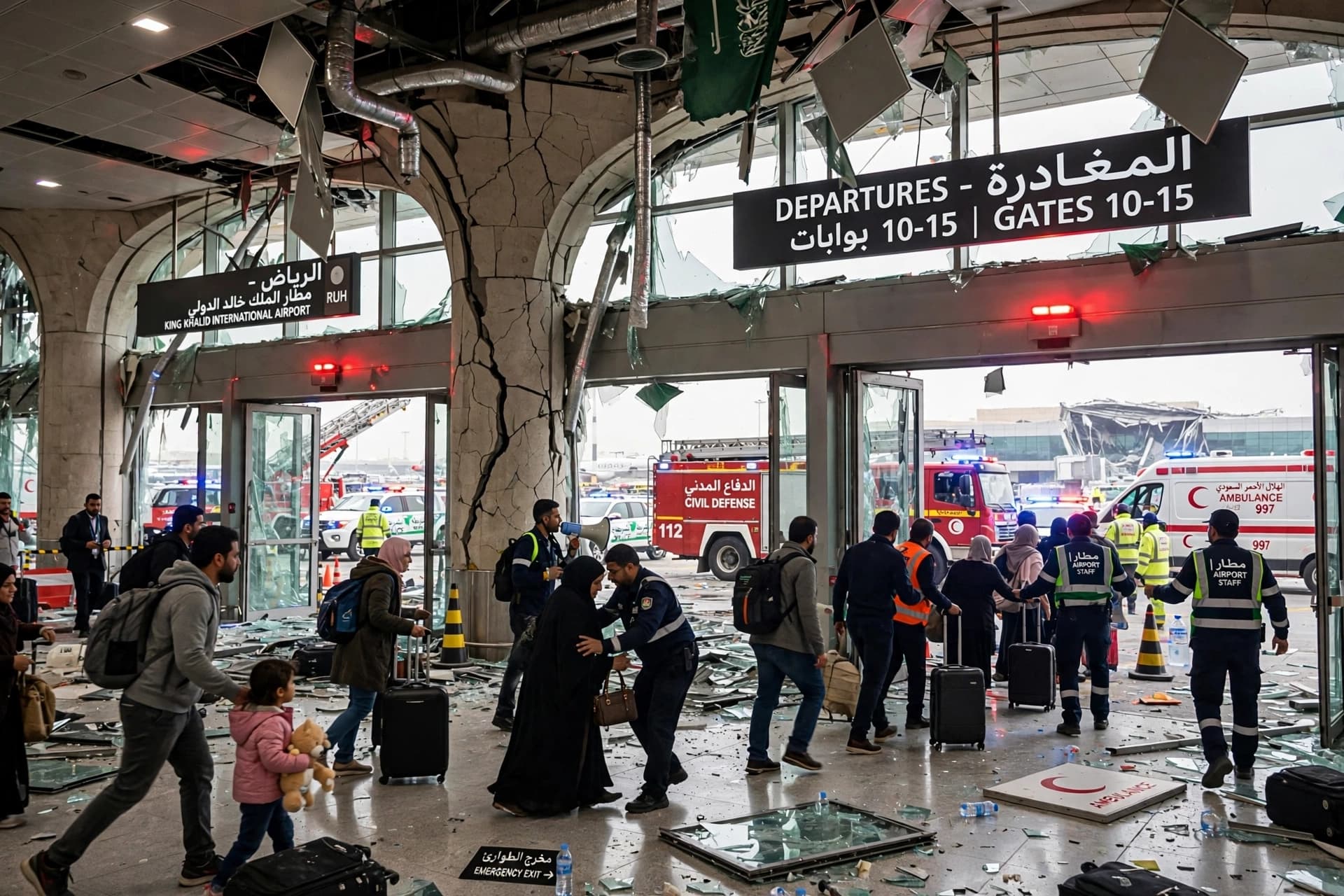 Houthis Target Saudi Airports, Warn of Long Conflict Houthis Target Saudi Airports, Warn of Long Conflict