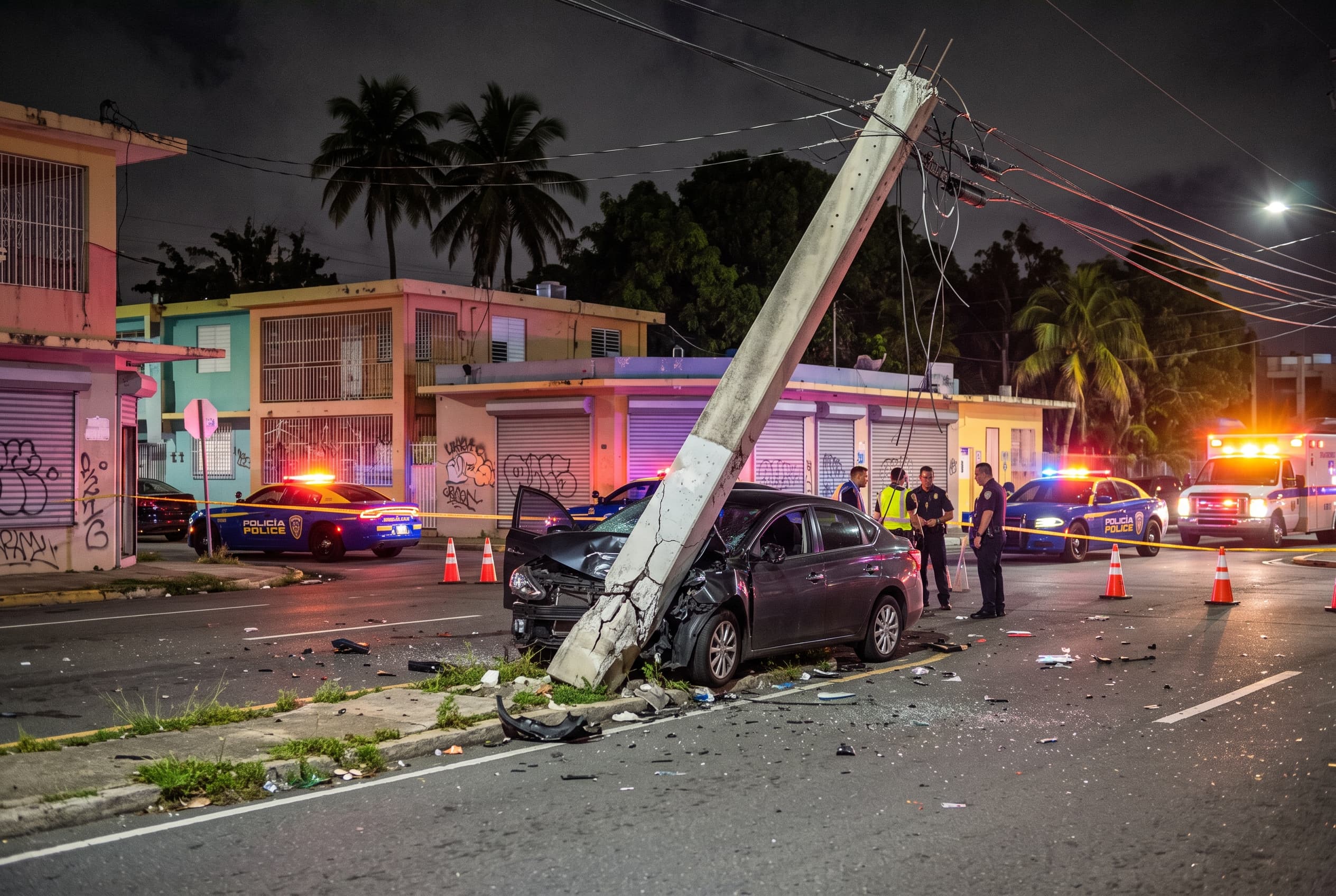 San Juan High Speed Crash: Single Vehicle Impacts Utility Pole Leaving Driver Dead San Juan High Speed Crash: Single Vehicle Impacts Utility Pole Leaving Driver Dead