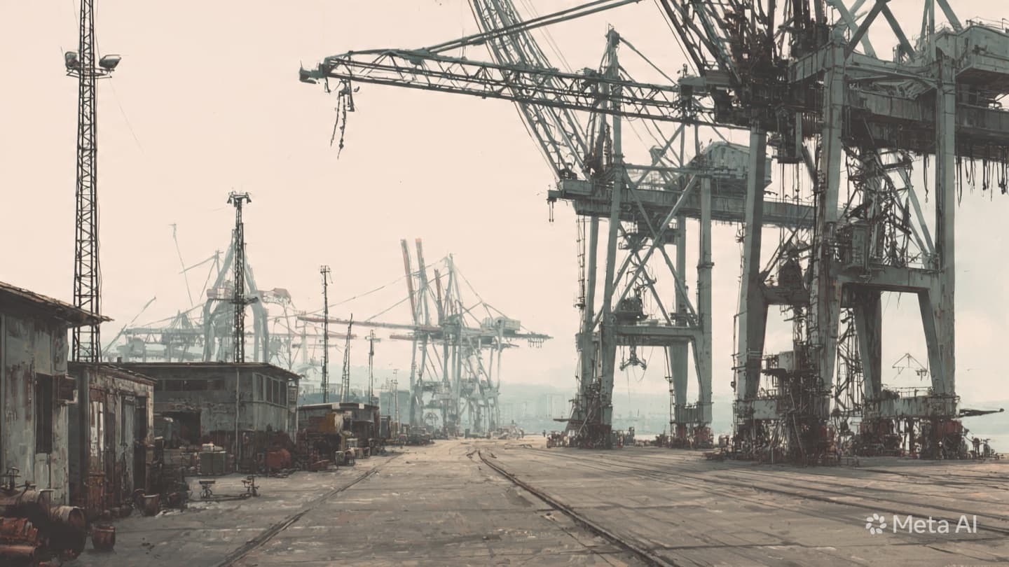 When the Machinery of Industry Falters: Observing the Quiet Aftermath of a Taranto Dockside Accident When the Machinery of Industry Falters: Observing the Quiet Aftermath of a Taranto Dockside Accident