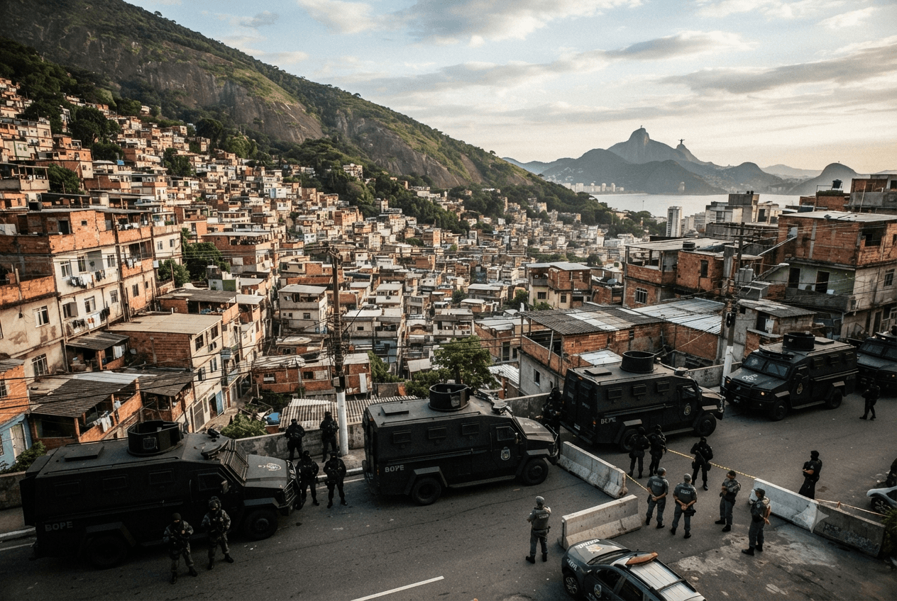 Favela Gunbattle Crisis: Armed Gang Clashes with Police in Rio de Janeiro Leaving Five Dead Locally Favela Gunbattle Crisis: Armed Gang Clashes with Police in Rio de Janeiro Leaving Five Dead Locally