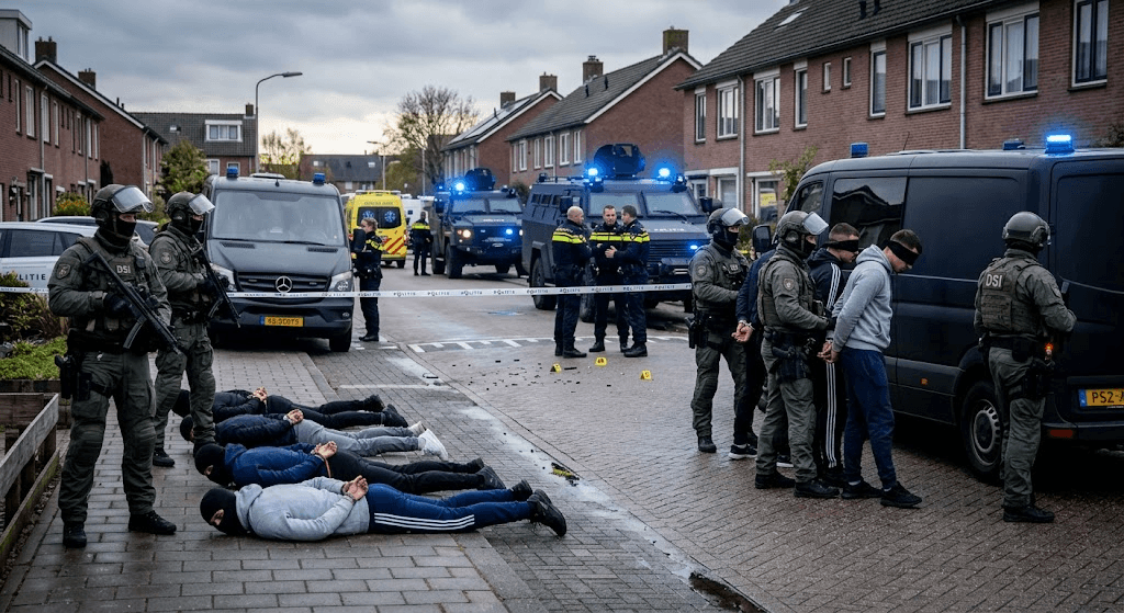 34 Arrested Following Fatal Gang Shootout in Eastern Netherlands 34 Arrested Following Fatal Gang Shootout in Eastern Netherlands