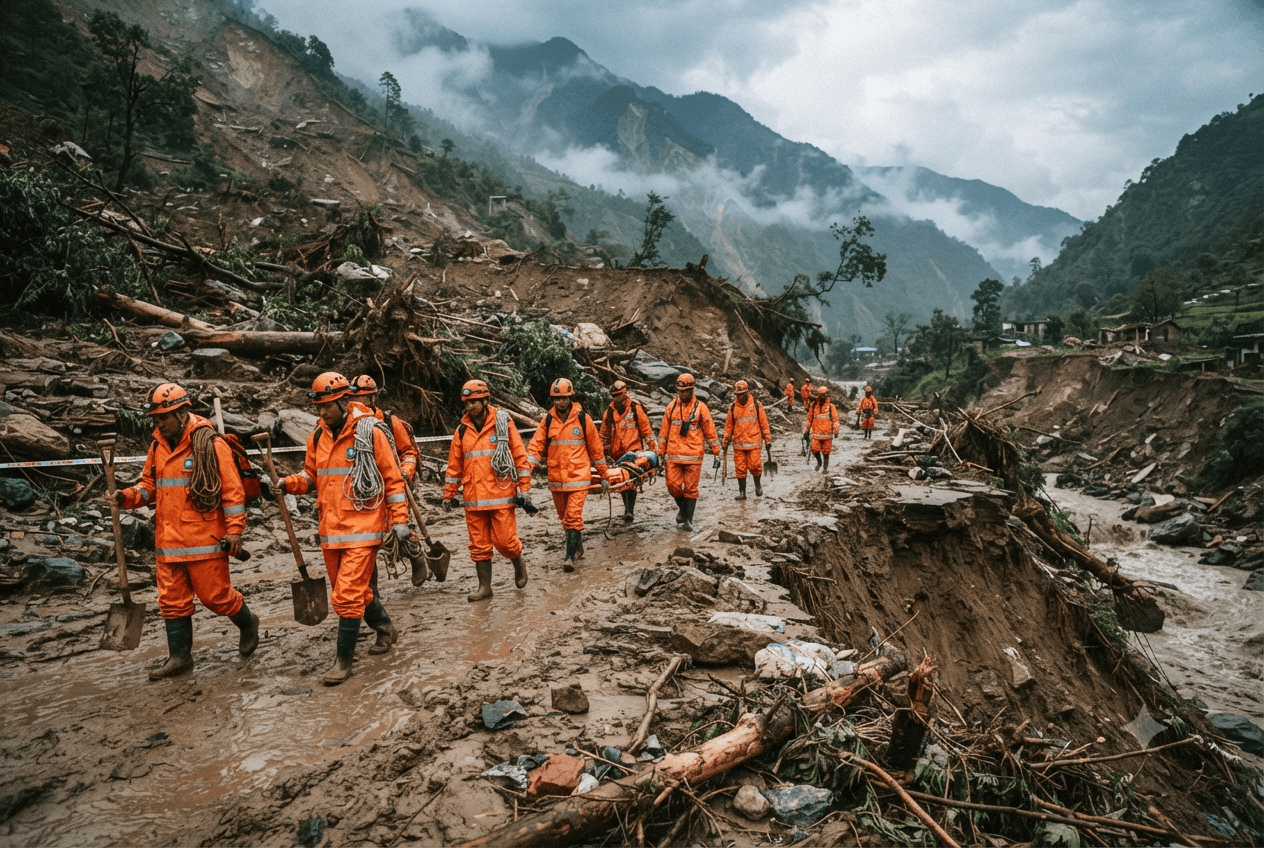 Rural Community Tragedy Unfolds: Sudden Flash Floods And Mudslides Kill Nine People In Sichuan Province Rural Community Tragedy Unfolds: Sudden Flash Floods And Mudslides Kill Nine People In Sichuan Province