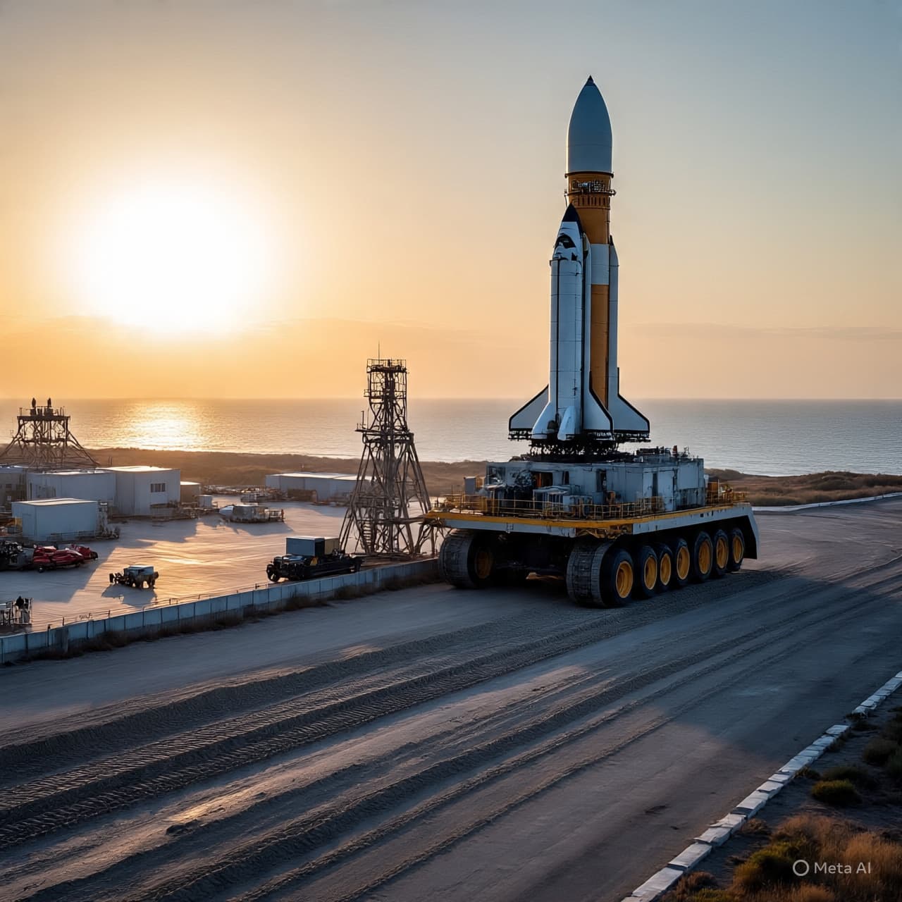 Between Earth and Intention: The Quiet Return of a Rocket to the Edge of the Sky Between Earth and Intention: The Quiet Return of a Rocket to the Edge of the Sky