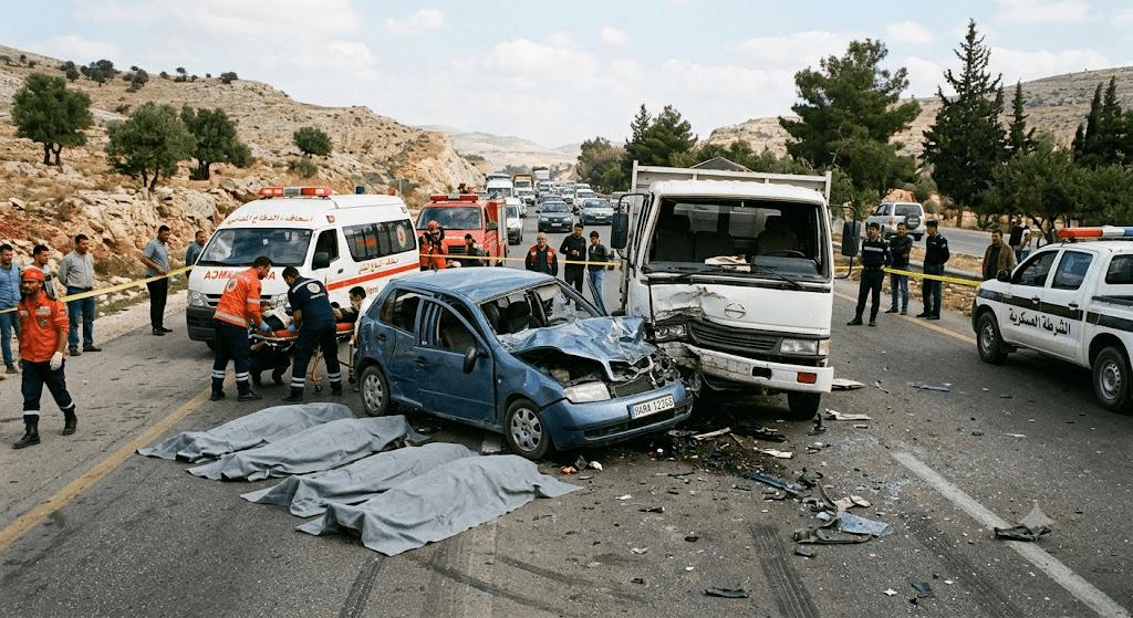 Tragic Highway Collision: Severe Road Accident Claims Three Lives in Hama Tragic Highway Collision: Severe Road Accident Claims Three Lives in Hama