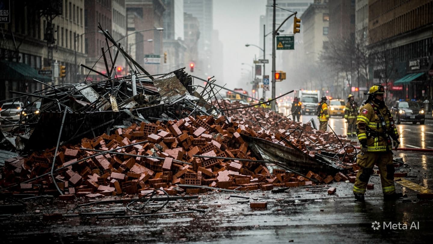 Severe Storms Hit Ohio: Structural Collapse In Columbus Leaves One Injured During Heavy Rainfall Severe Storms Hit Ohio: Structural Collapse In Columbus Leaves One Injured During Heavy Rainfall