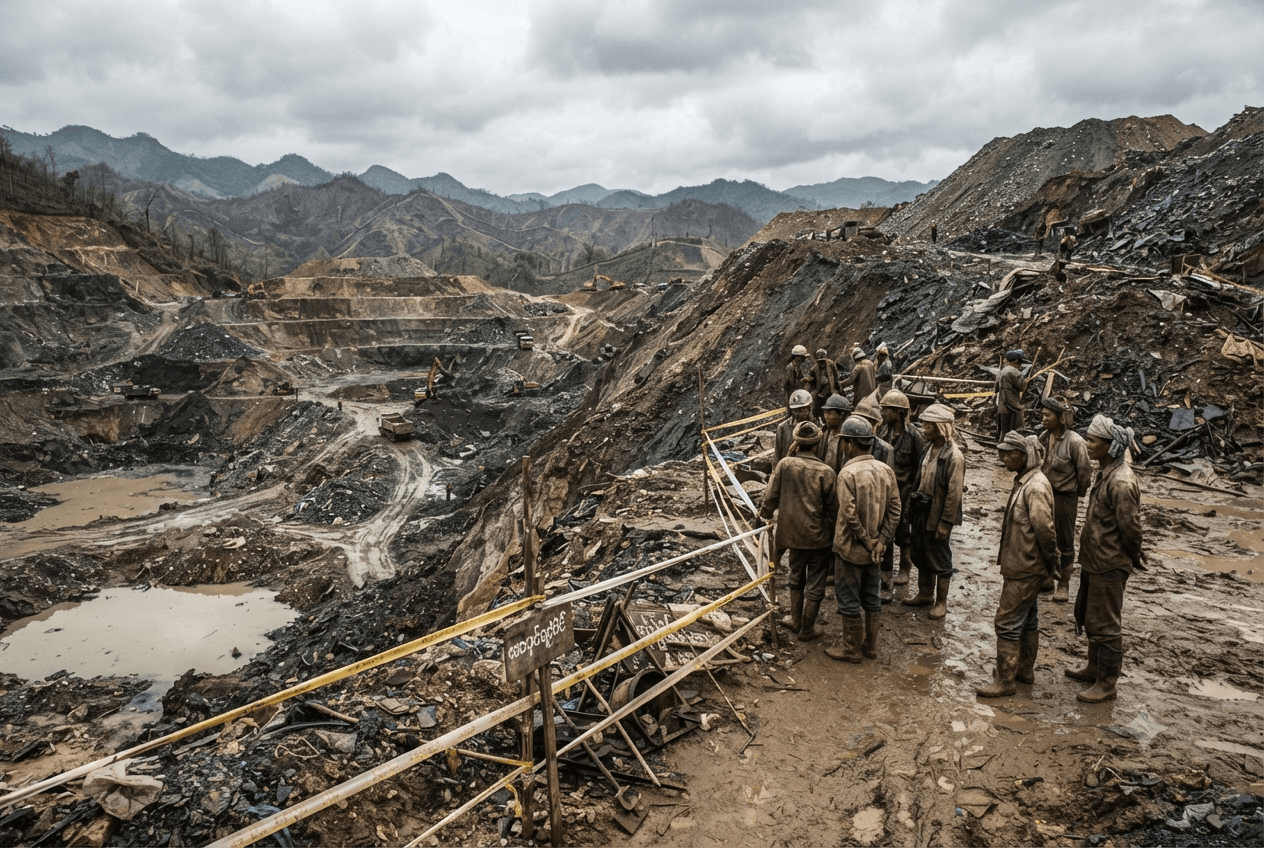 Hpakant Mine Disaster: Two Workers Confirmed Dead After Unexpected Explosion Rocks Jade Mining Site Hpakant Mine Disaster: Two Workers Confirmed Dead After Unexpected Explosion Rocks Jade Mining Site