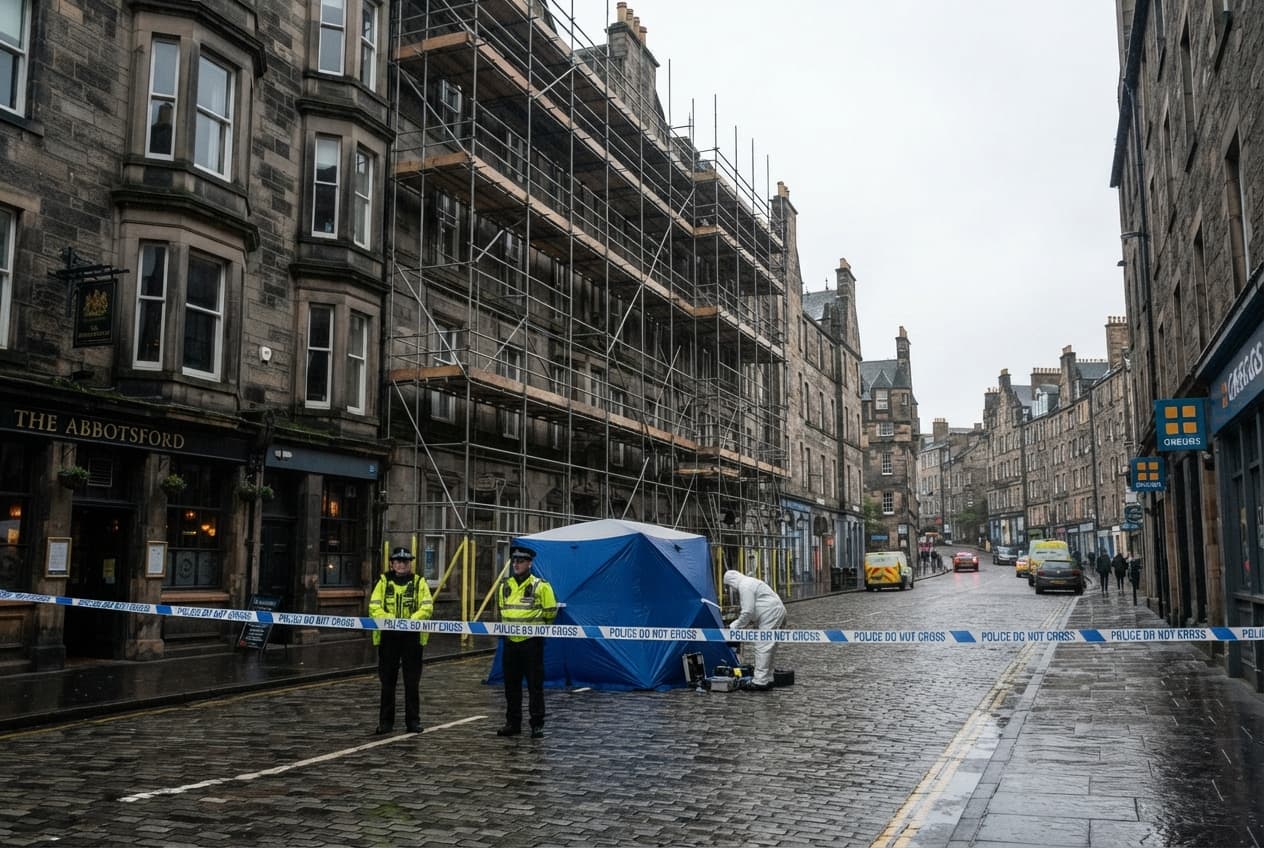 Workplace Fatality Investigation: Scaffold Collapse Claims Worker Life Across Central Edinburgh Construction Site Workplace Fatality Investigation: Scaffold Collapse Claims Worker Life Across Central Edinburgh Construction Site