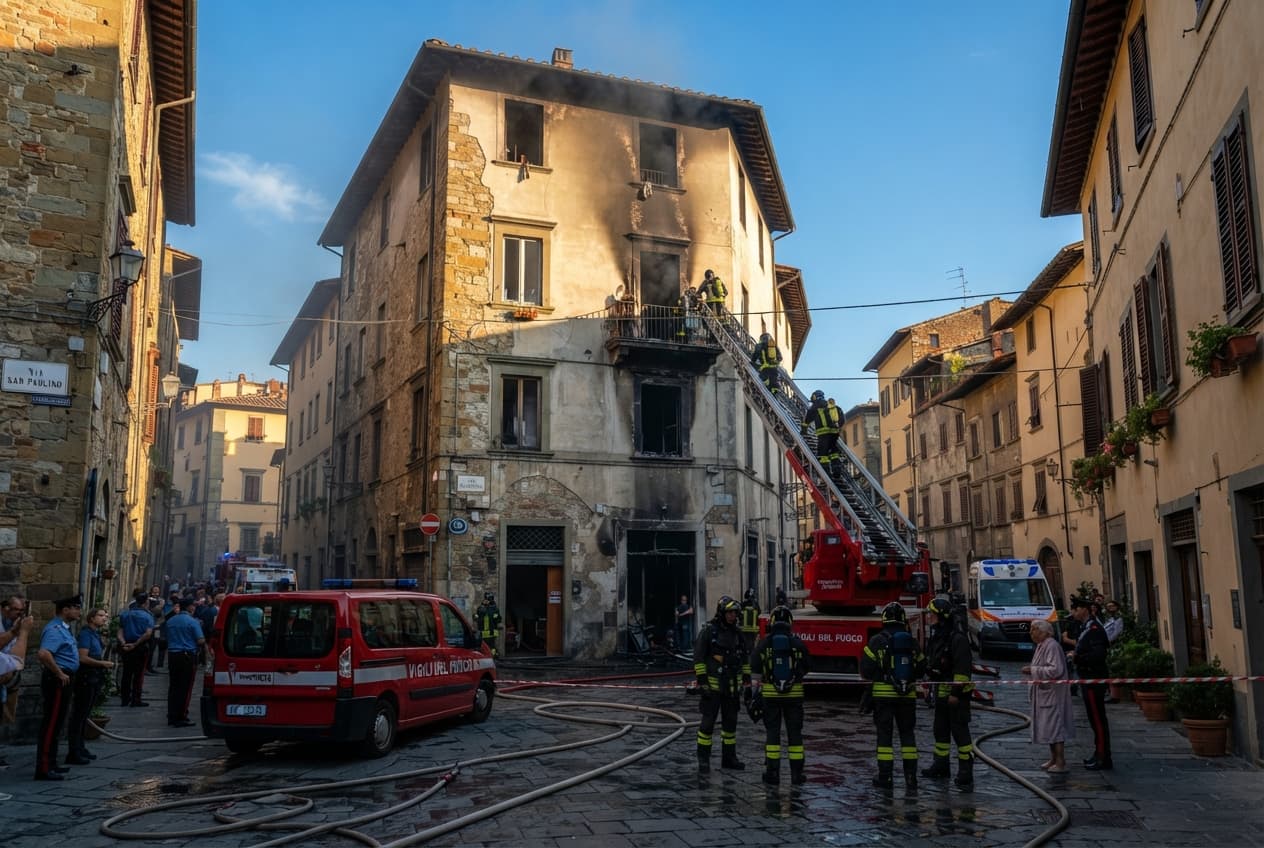 Lucca Fire Tragedy: Two Dead and Thirteen Hospitalized After Fierce Tuscany Residential Blaze Lucca Fire Tragedy: Two Dead and Thirteen Hospitalized After Fierce Tuscany Residential Blaze