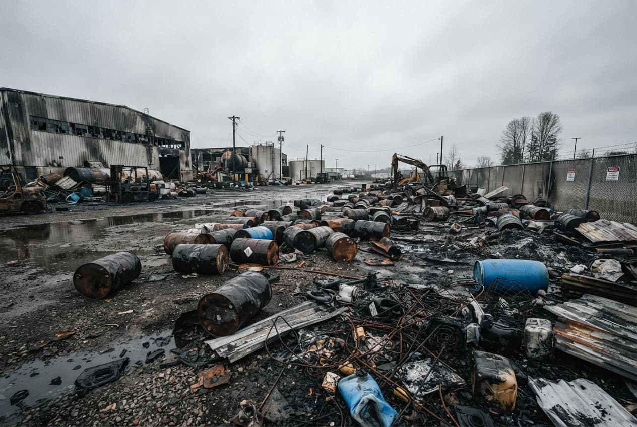 Nigeria Illegal Fuel Depot Blast: Four Workers Dead Following Massive Fire Today Nigeria Illegal Fuel Depot Blast: Four Workers Dead Following Massive Fire Today