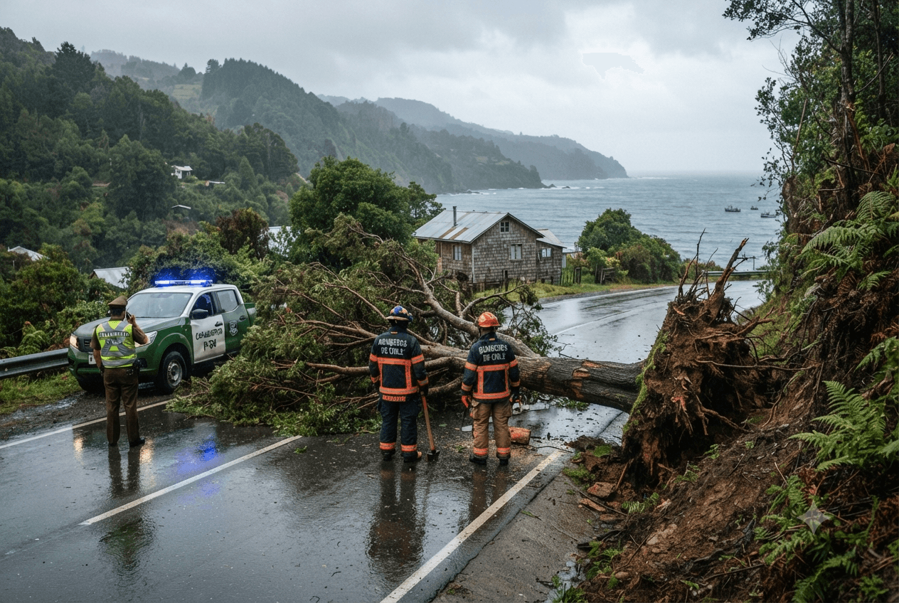 Fatal Storm Winds: Chile Reports One Death After Large Tree Falls During Severe Weather Fatal Storm Winds: Chile Reports One Death After Large Tree Falls During Severe Weather