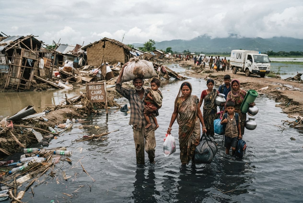 Riverine Flooding Crisis: Rising Waters Displace Thousands Of Residents Across Rural Communities In Nigeria Riverine Flooding Crisis: Rising Waters Displace Thousands Of Residents Across Rural Communities In Nigeria