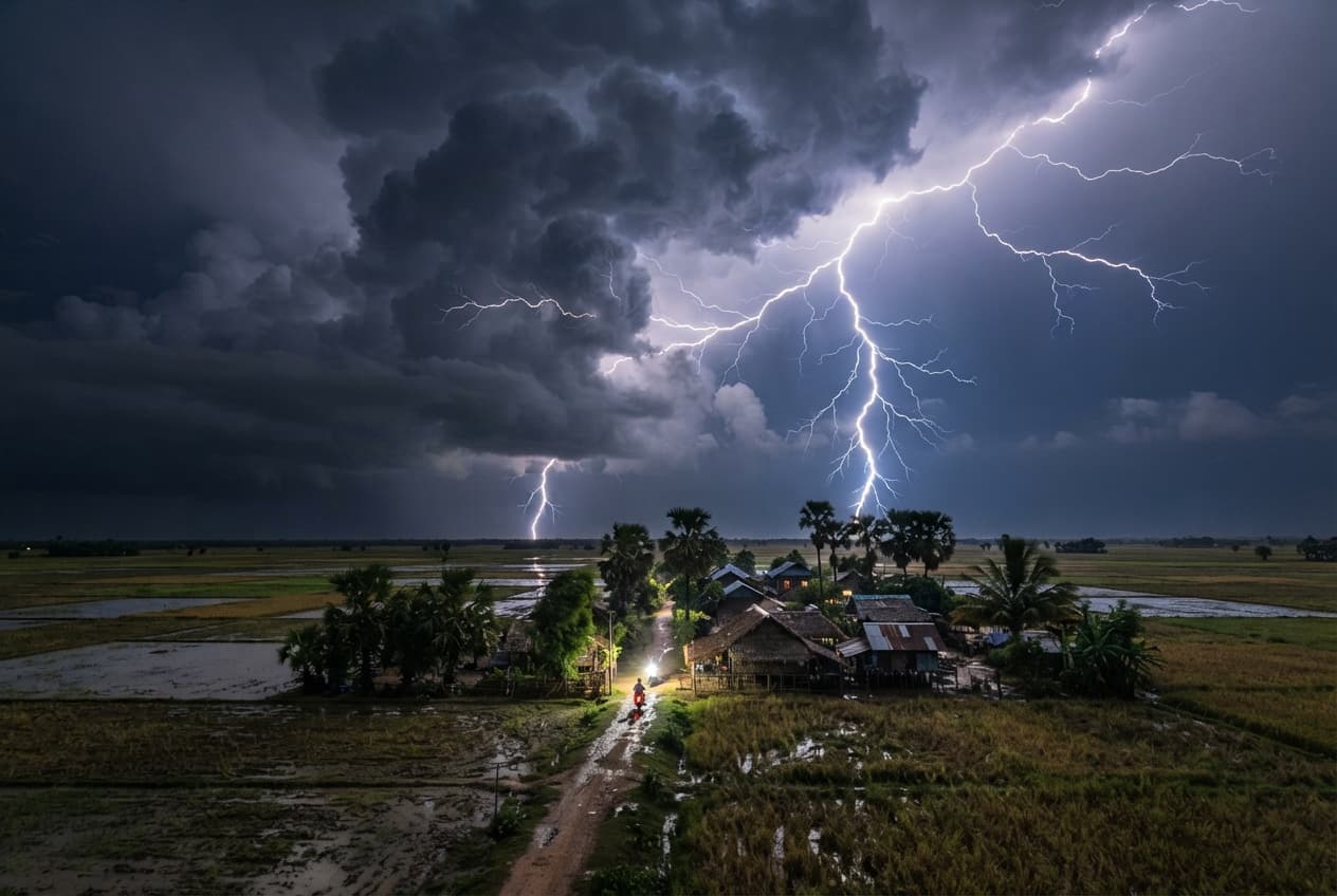 Lightning Strikes Kill Three: Farmers Working in Fields Die During Severe Sagaing Thunderstorms Lightning Strikes Kill Three: Farmers Working in Fields Die During Severe Sagaing Thunderstorms
