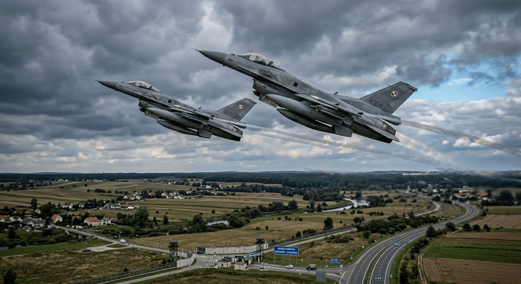 Poland Scrambles Jets as Russian Airstrikes Hammer Western Ukraine Poland Scrambles Jets as Russian Airstrikes Hammer Western Ukraine