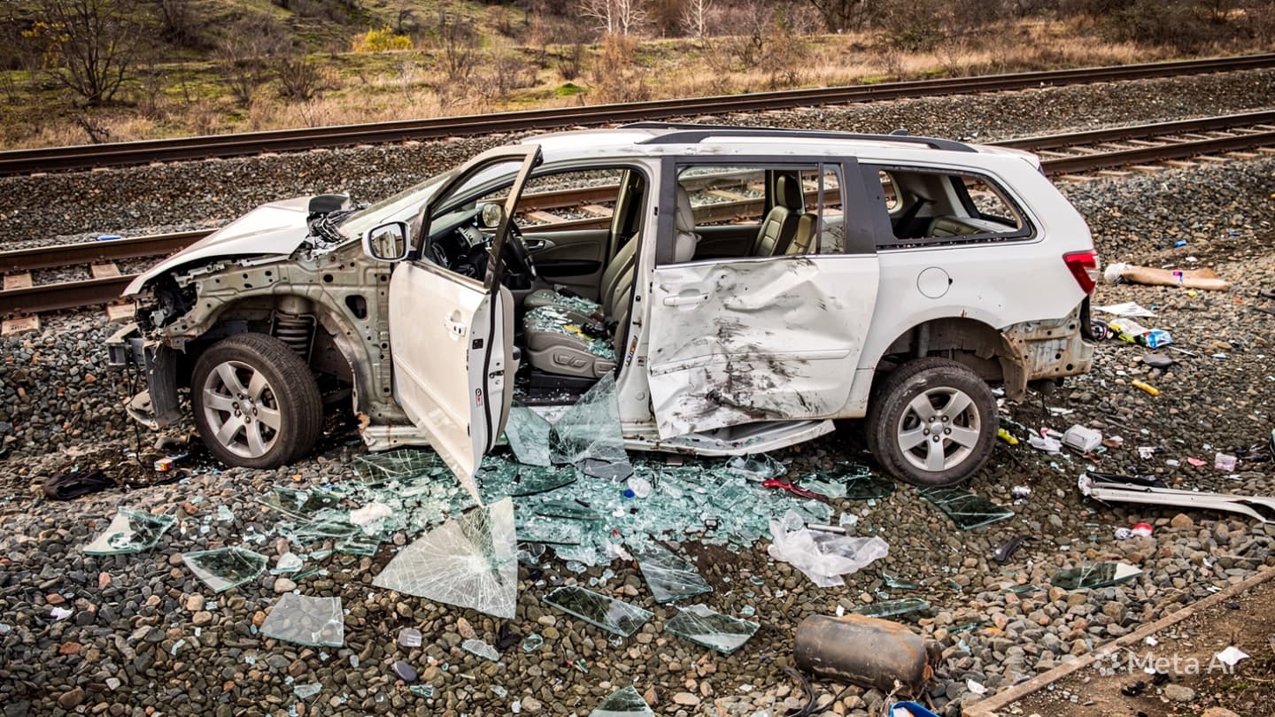 West Java Rail Disaster: Commuter Minivan Smashed by Cargo Train Leaving Seven Dead West Java Rail Disaster: Commuter Minivan Smashed by Cargo Train Leaving Seven Dead