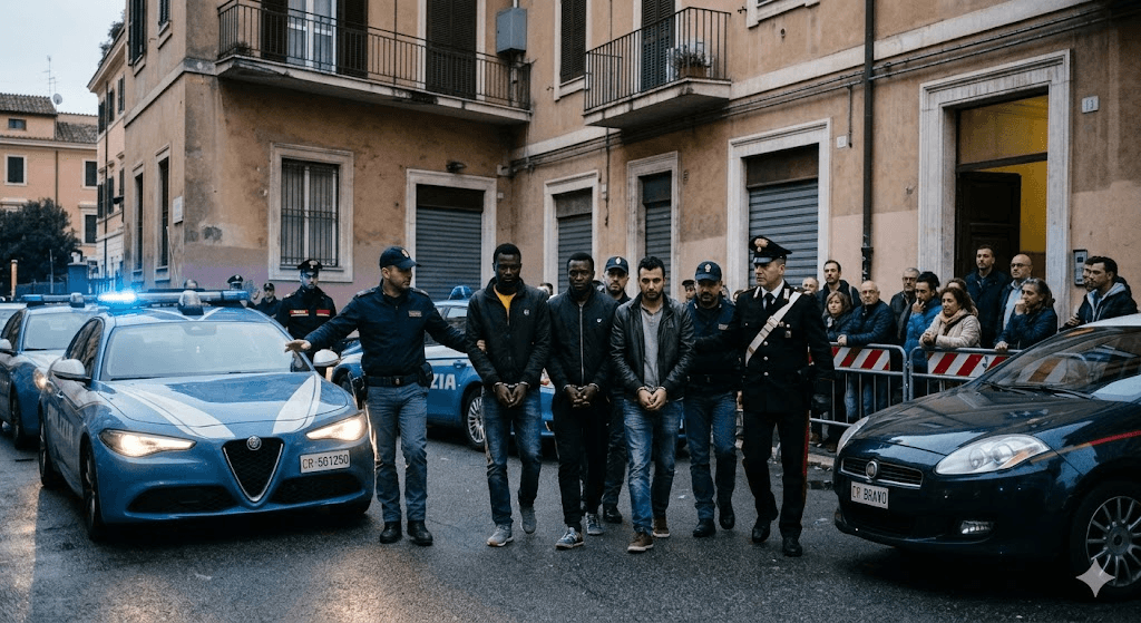 Five Arrested for Gang Rape of Tourist in Italy Five Arrested for Gang Rape of Tourist in Italy