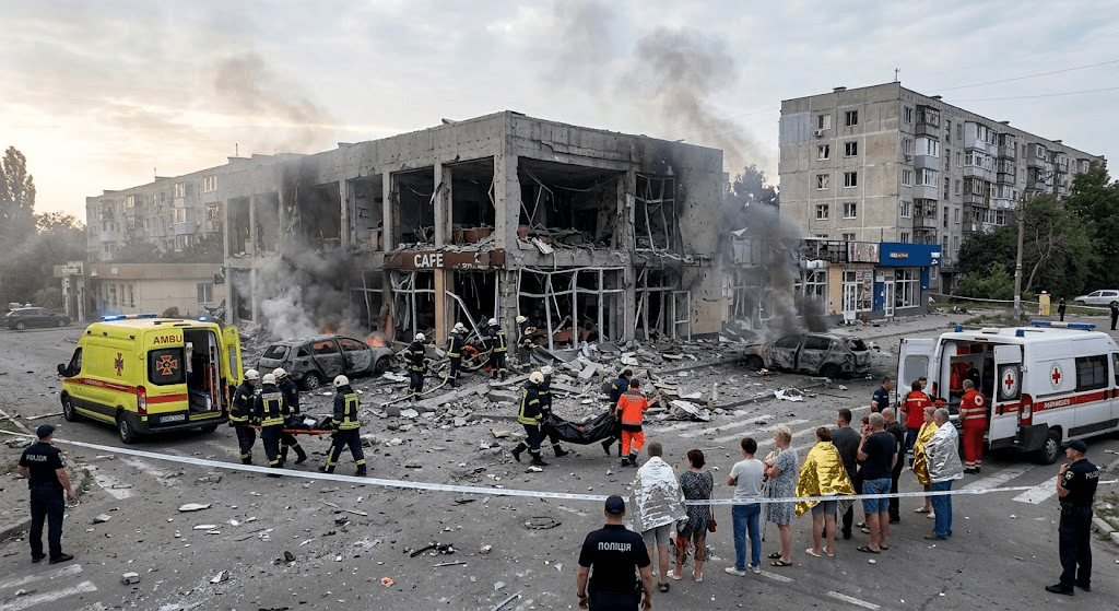 Tragedy in Kharkiv: Russian Missile Strike Claims 10 Lives in Devastating Regional Attack Tragedy in Kharkiv: Russian Missile Strike Claims 10 Lives in Devastating Regional Attack