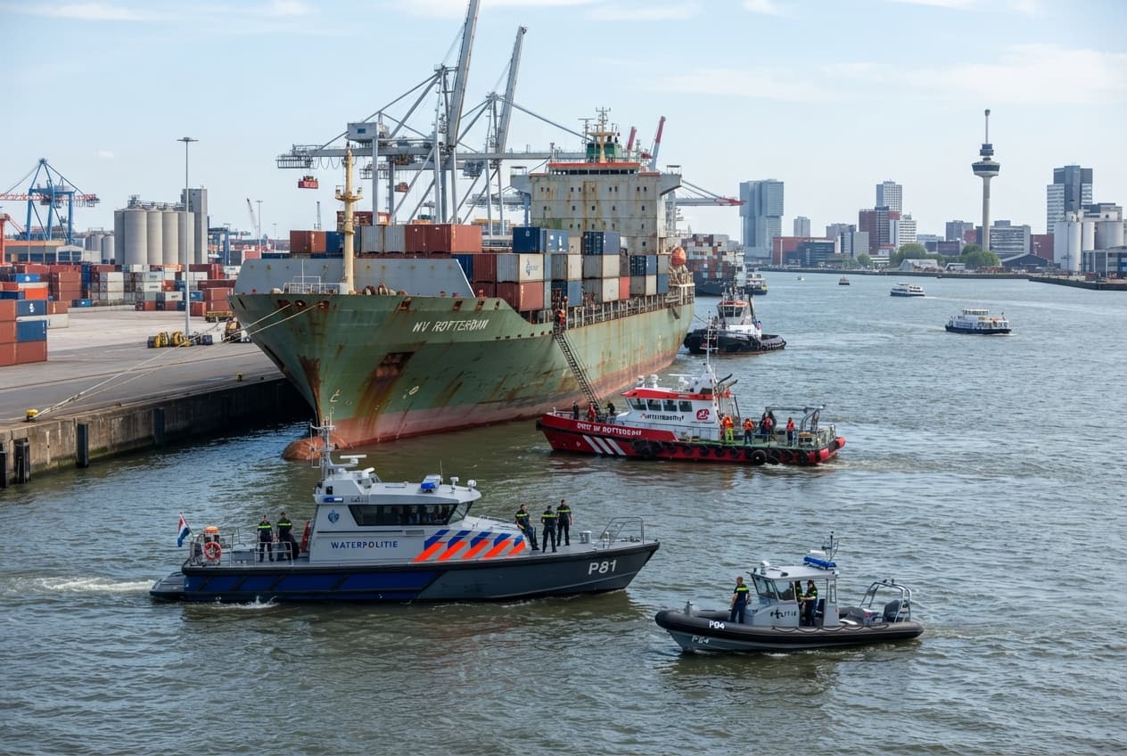 Deckhand Killed in Cargo Ship Collision: Fatal Maritime Accident Occurs in Netherlands Today Deckhand Killed in Cargo Ship Collision: Fatal Maritime Accident Occurs in Netherlands Today