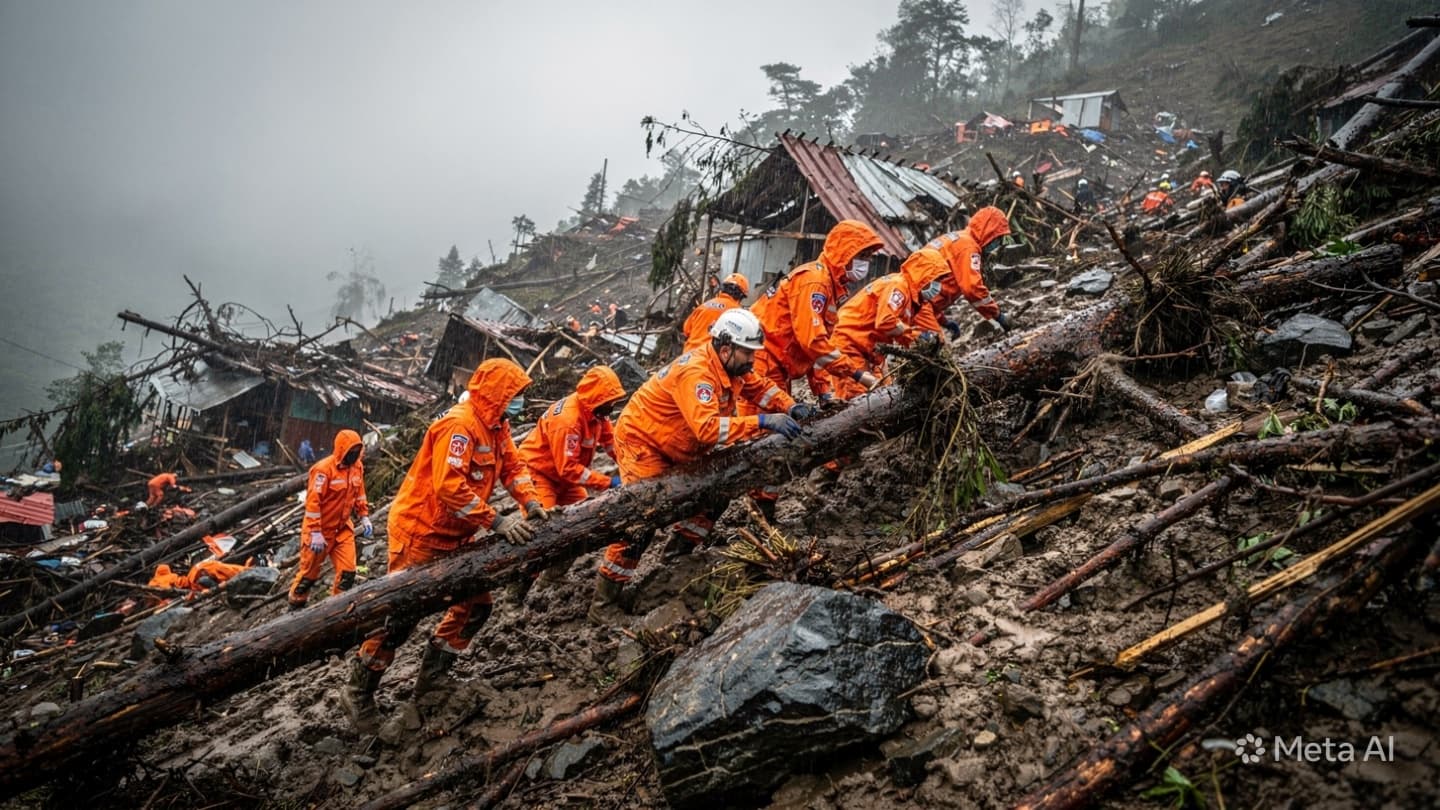 Nepal Monsoon Crisis: Six Villagers Dead As Massive Landslide Buries Remote Mountain Settlement Today Nepal Monsoon Crisis: Six Villagers Dead As Massive Landslide Buries Remote Mountain Settlement Today