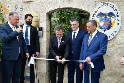 Colombia opens embassy in Jerusalem, restores free trade deal with Israel Colombia opens embassy in Jerusalem, restores free trade deal with Israel