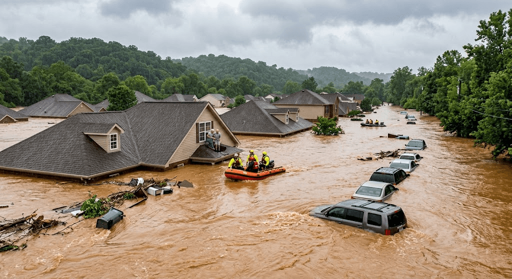 Kentucky Floods: Deadly Torrential Flash Floods Submerge Entire Neighborhoods Kentucky Floods: Deadly Torrential Flash Floods Submerge Entire Neighborhoods