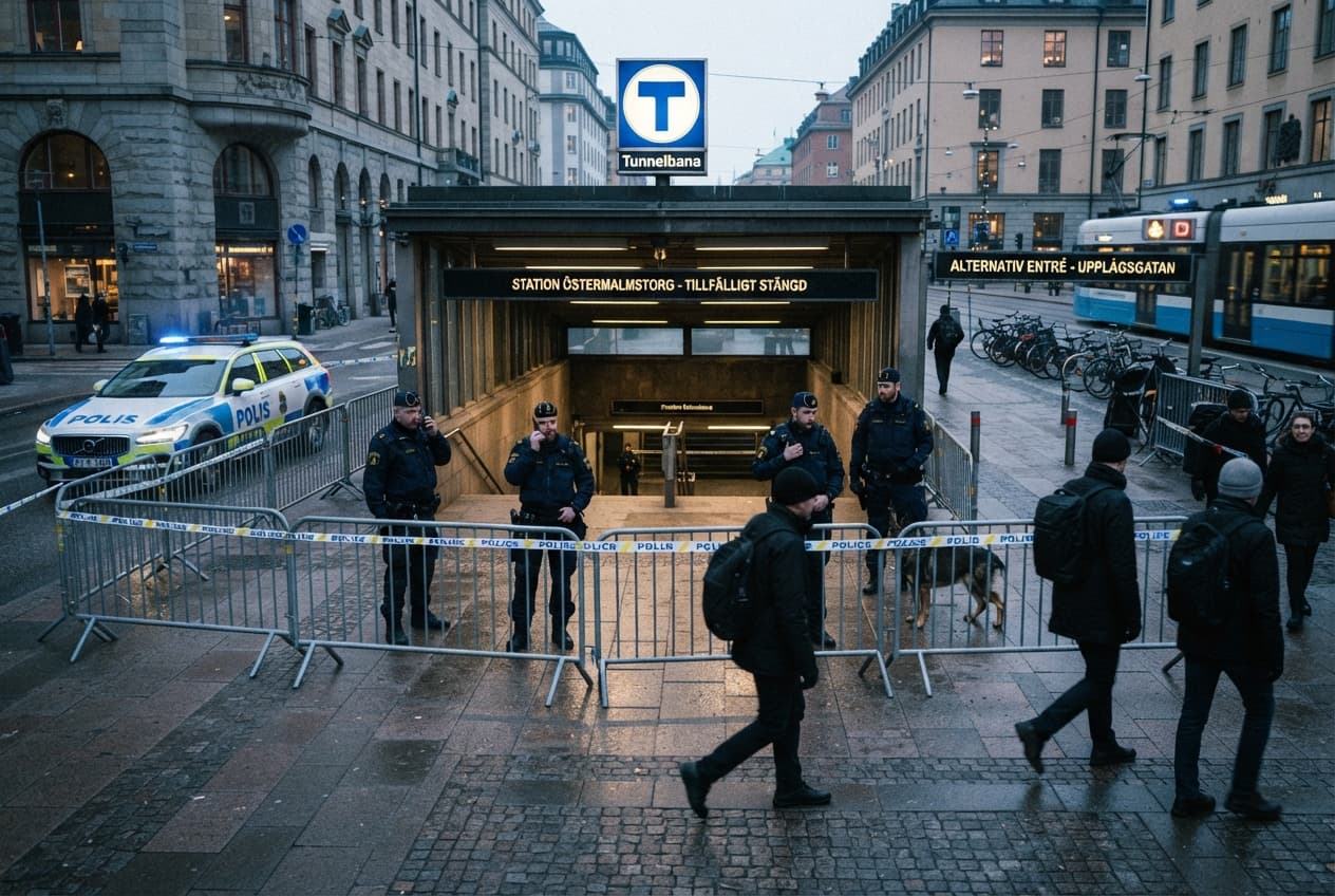 Stockholm Transit Hub Stabbing: Late-Night Attack Leaves One Person Dead Inside Underground Station Stockholm Transit Hub Stabbing: Late-Night Attack Leaves One Person Dead Inside Underground Station